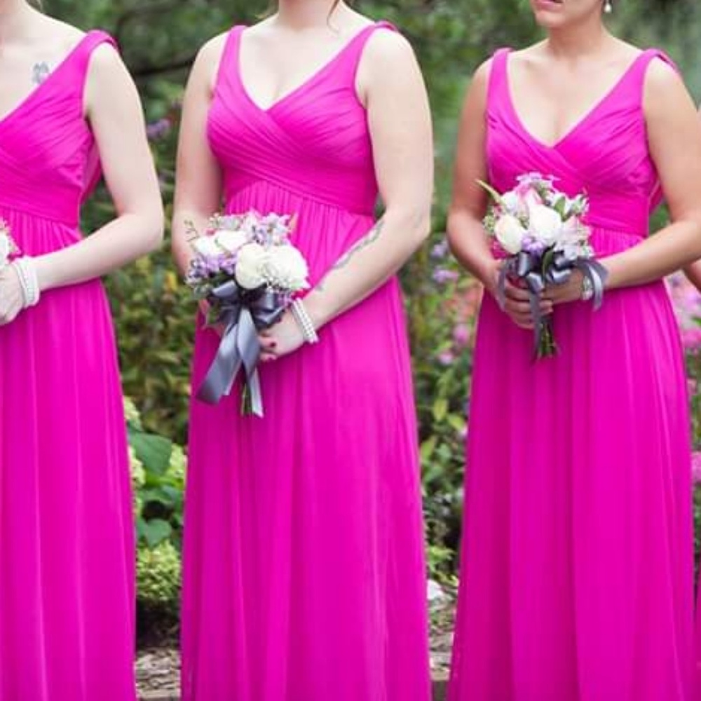 David's Bridal Dress- Begonia/Fuchsia